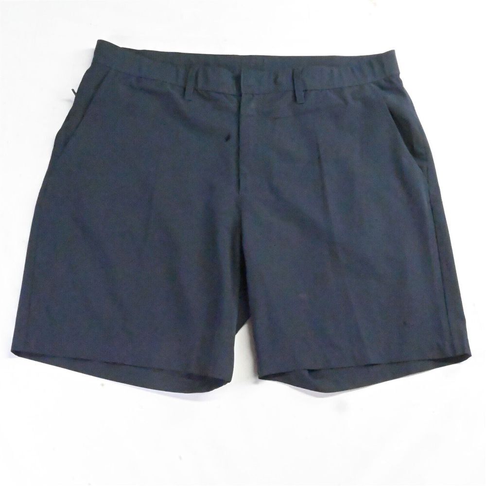 Fabletics XL x 8" Navy Blue The Only Drawstring Mens Tech‎ Chino Shorts
